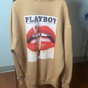 Misguided Playboy Oversized Hoodie